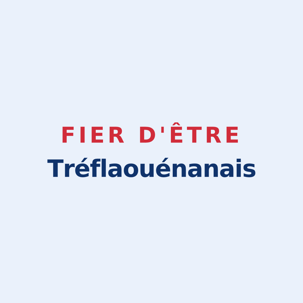 Sticker « Fier d'être Tréflaouénanais » — design pour Tréflaouénan