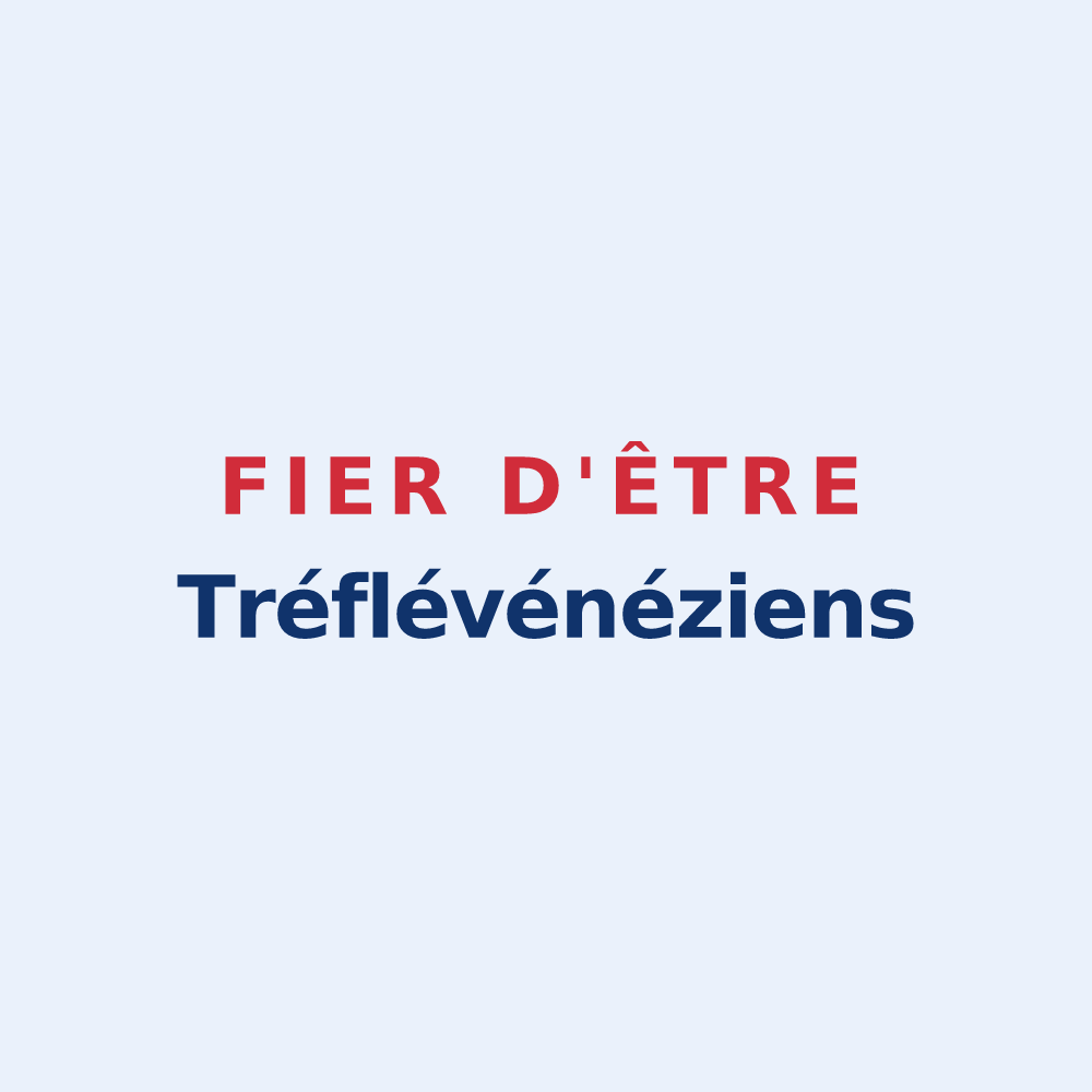 Sticker « Fier d'être Tréflévénéziens » — design pour Tréflévénez