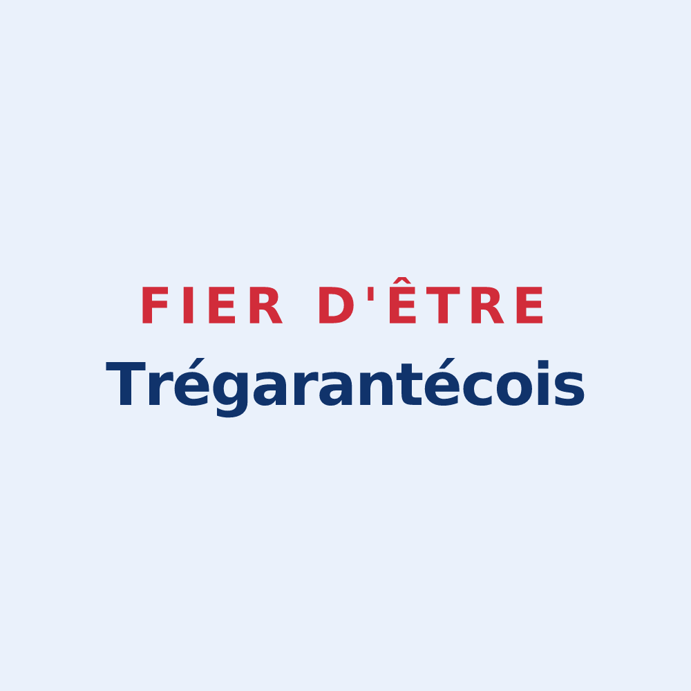 Sticker « Fier d'être Trégarantécois » — design pour Trégarantec