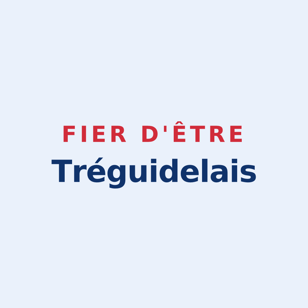 Sticker « Fier d'être Tréguidelais » — design pour Tréguidel