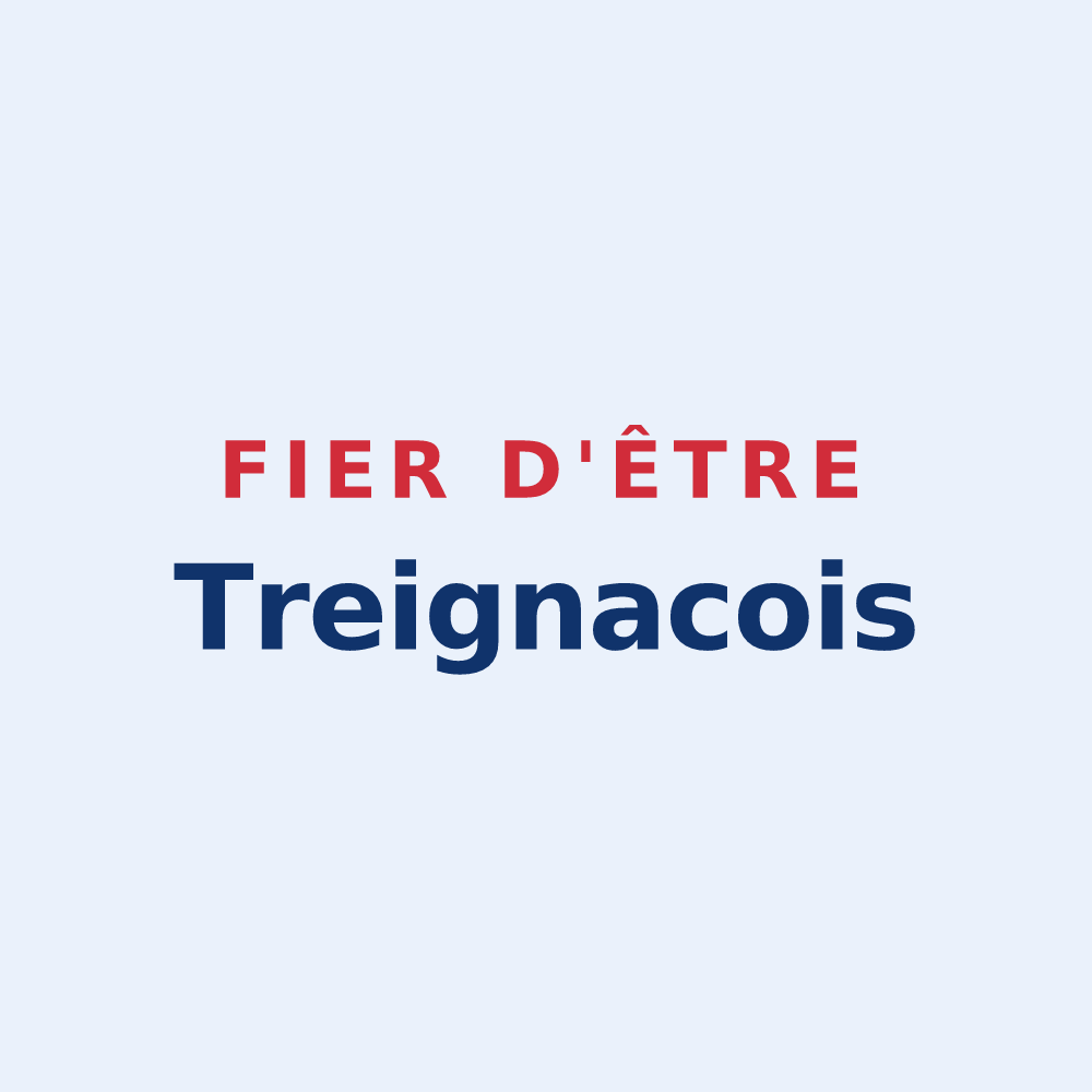Sticker « Fier d'être Treignacois » — design pour Treignac