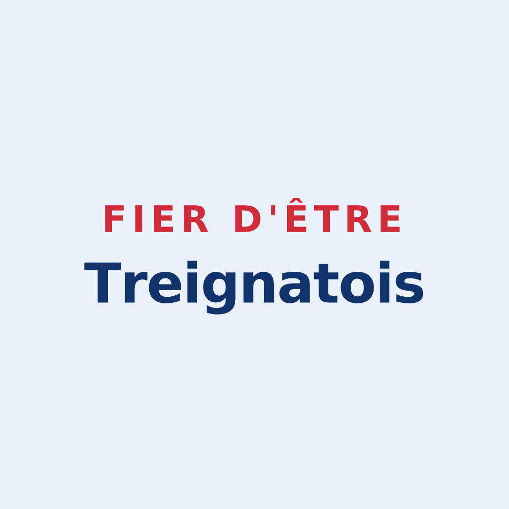 Sticker « Fier d'être Treignatois » — design pour Treignat