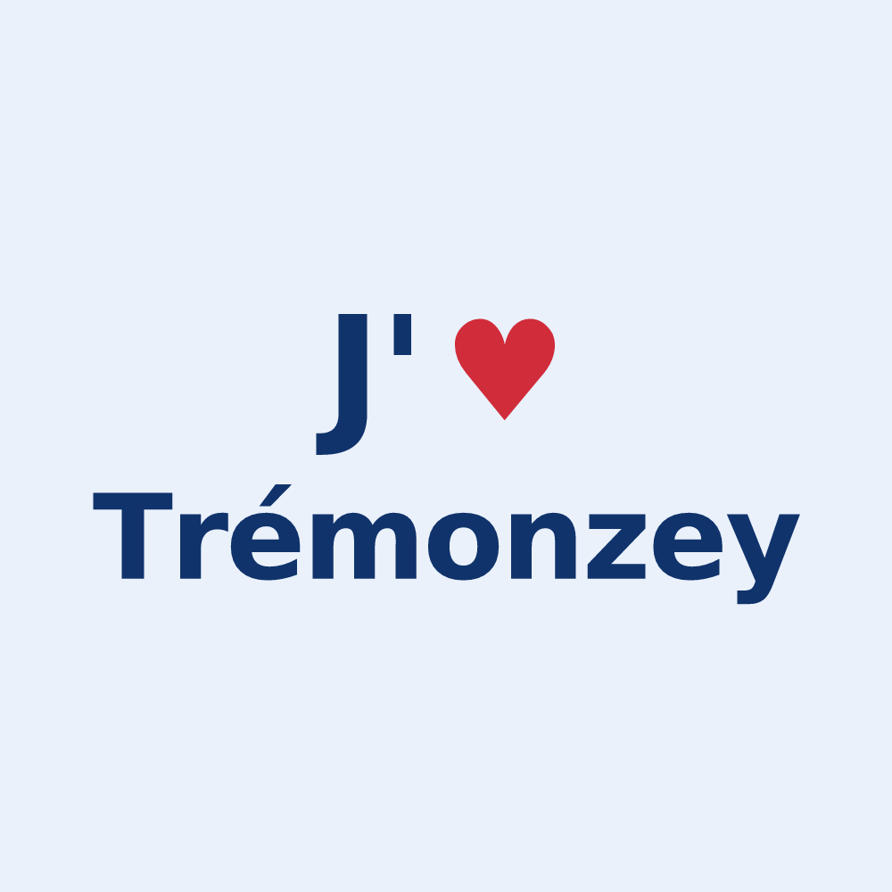 Sticker personnalisé Trémonzey — design J'aime Trémonzey