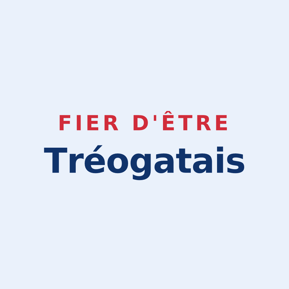 Sticker « Fier d'être Tréogatais » — design pour Tréogat