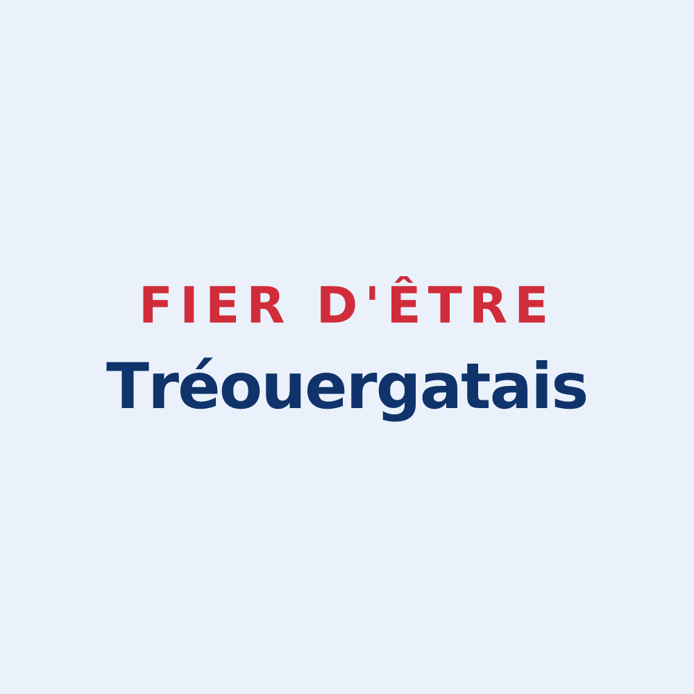 Sticker « Fier d'être Tréouergatais » — design pour Tréouergat