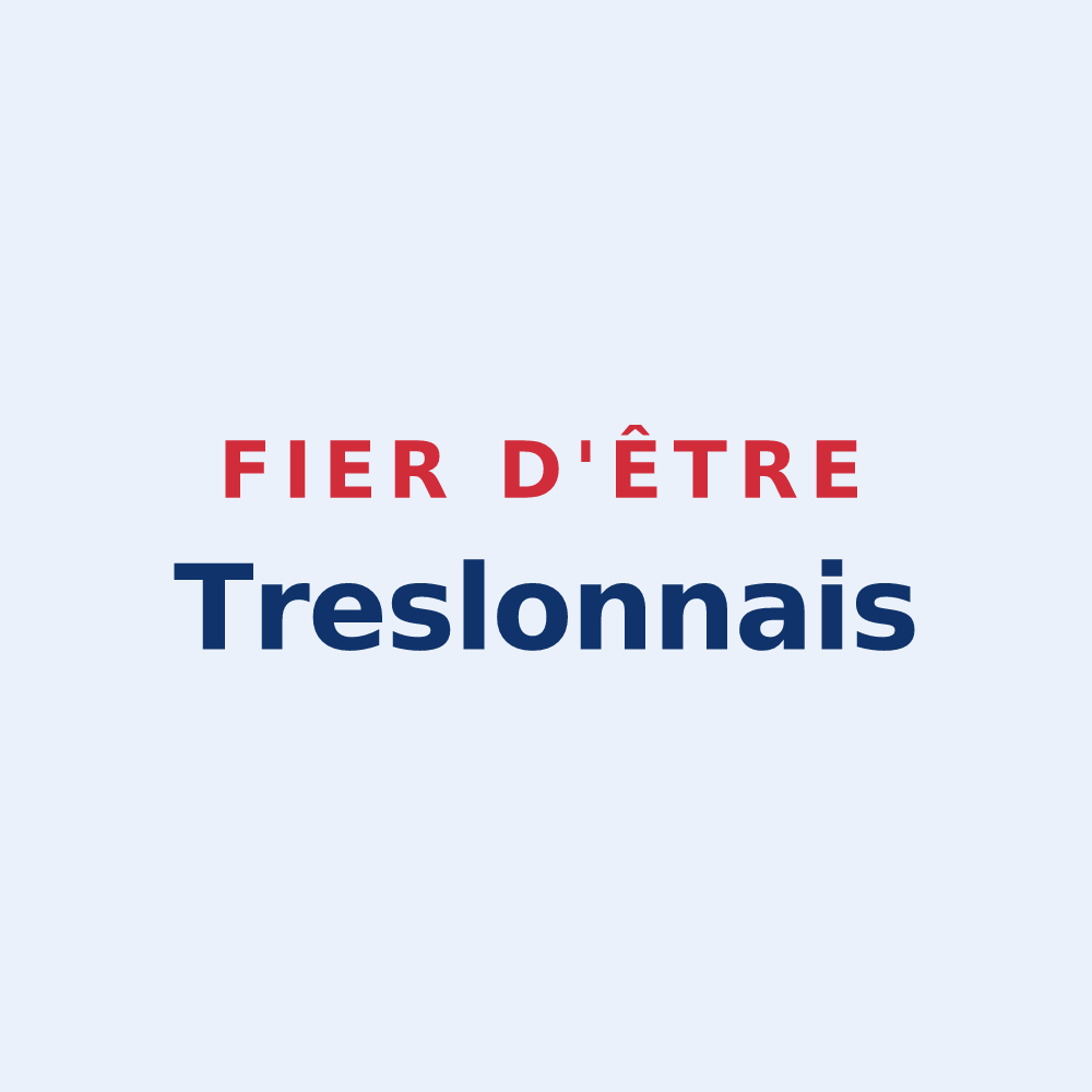 Sticker « Fier d'être Treslonnais » — design pour Treslon