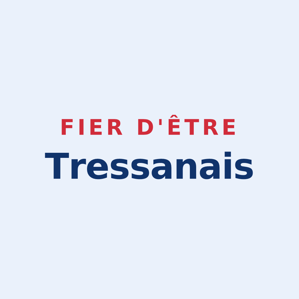 Sticker « Fier d'être Tressanais » — design pour Tressan