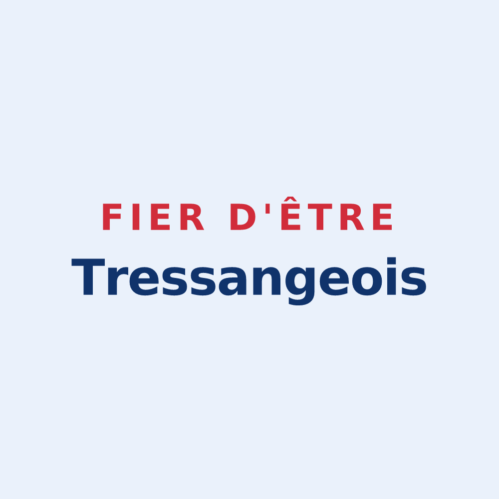 Sticker « Fier d'être Tressangeois » — design pour Tressange