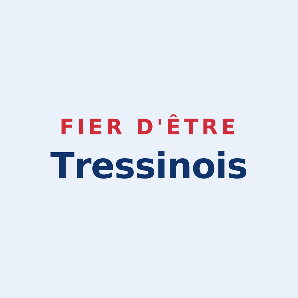 Sticker « Fier d'être Tressinois » — design pour Tressin