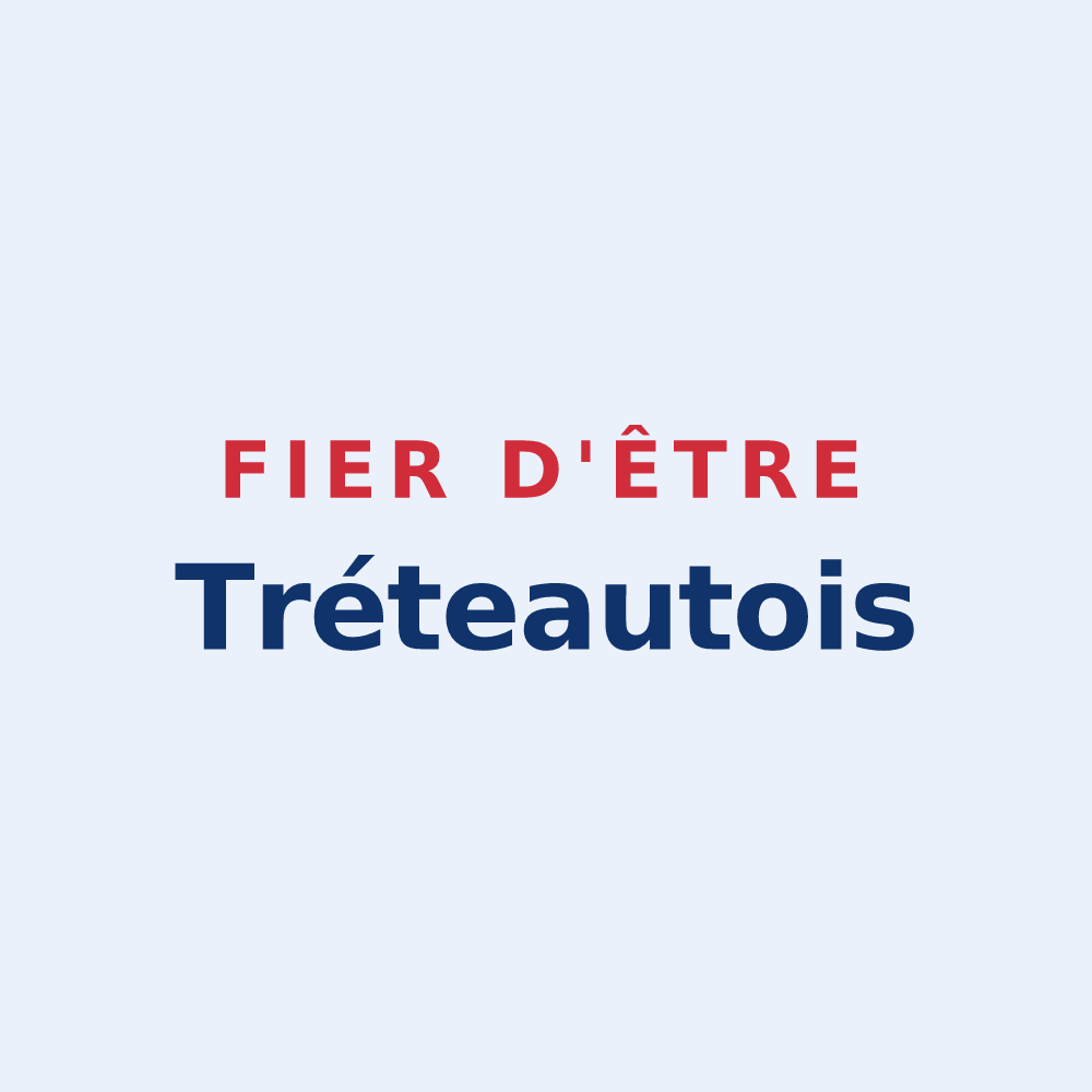 Sticker « Fier d'être Tréteautois » — design pour Treteau