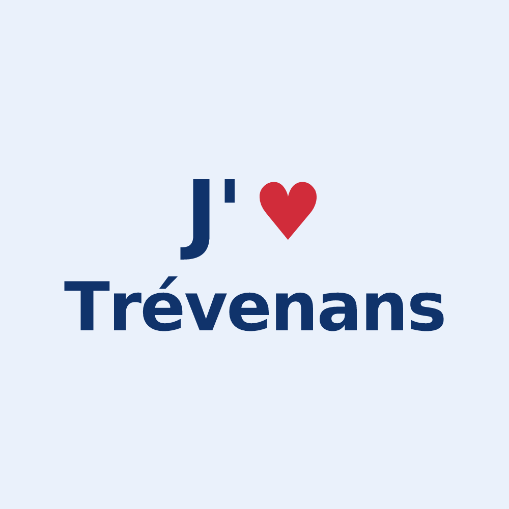 Sticker personnalisé Trévenans — design J'aime Trévenans