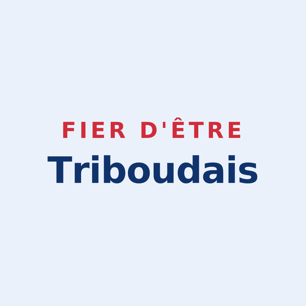 Sticker « Fier d'être Triboudais » — design pour Tribehou