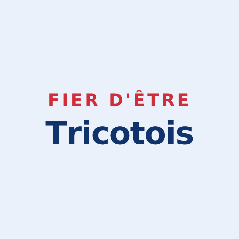 Sticker « Fier d'être Tricotois » — design pour Tricot
