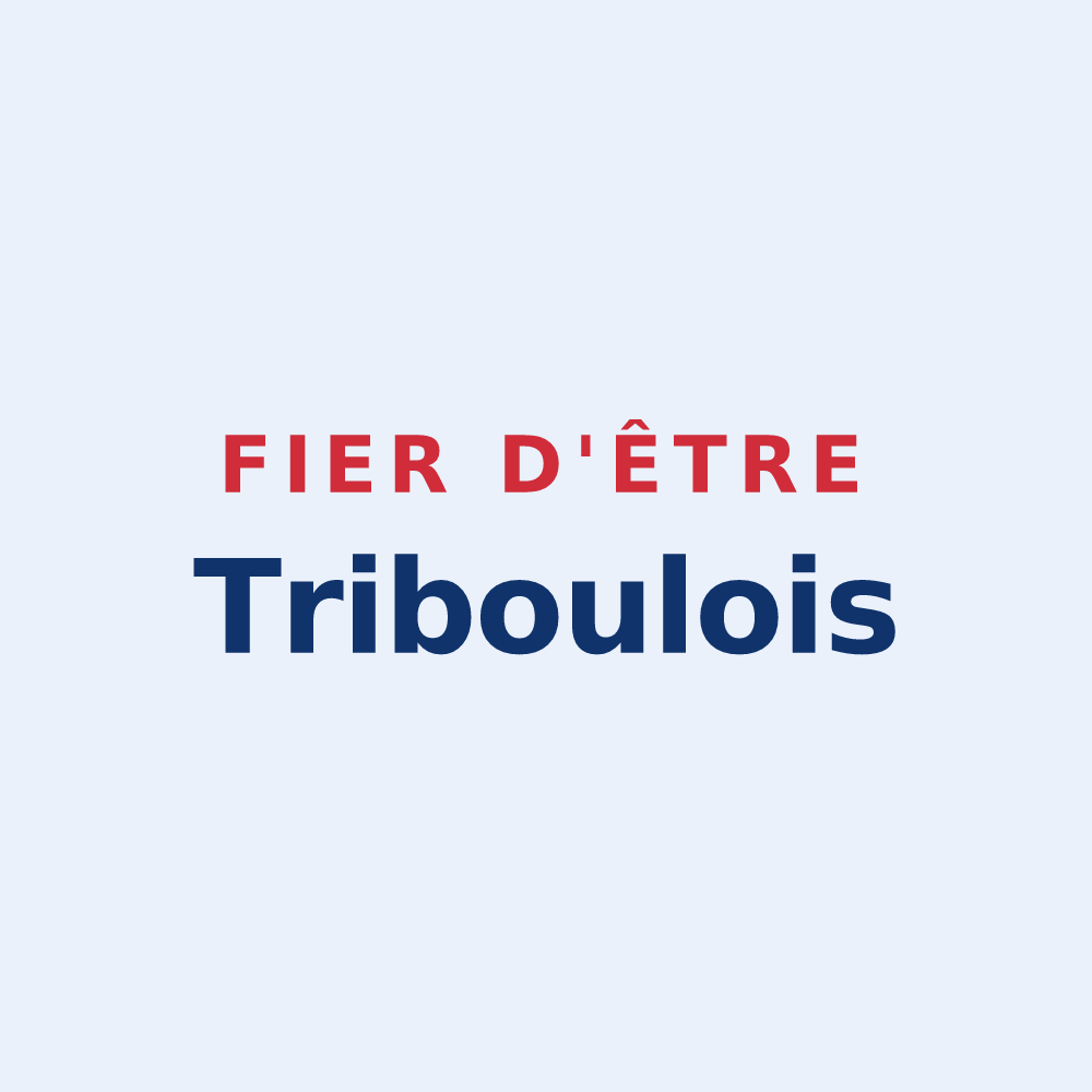 Sticker « Fier d'être Triboulois » — design pour Trilbardou