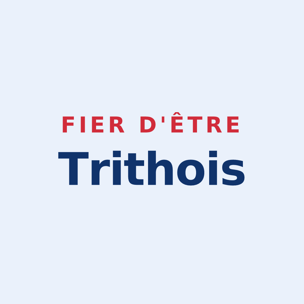 Sticker « Fier d'être Trithois » — design pour Trith-Saint-Léger