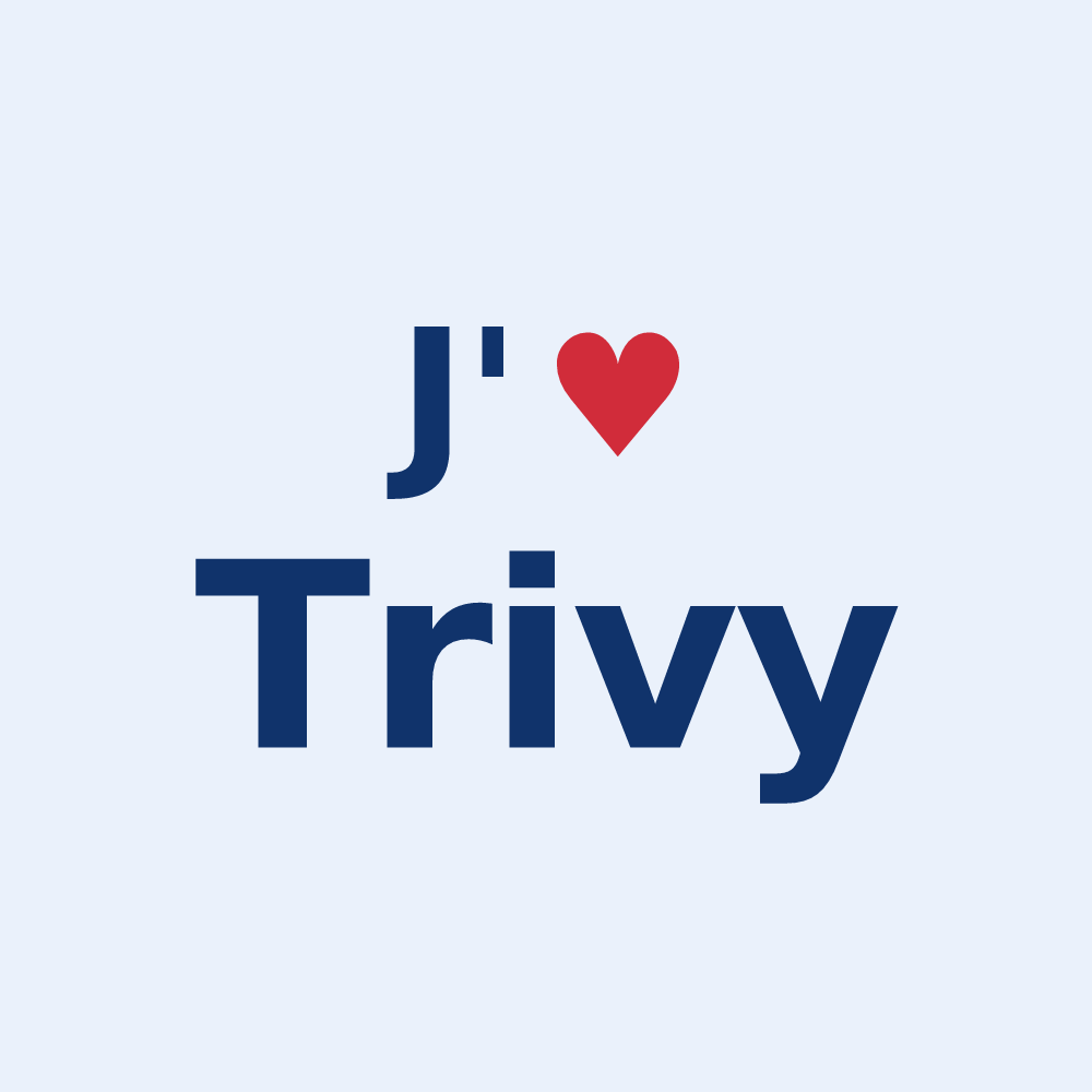 Sticker personnalisé Trivy — design J'aime Trivy