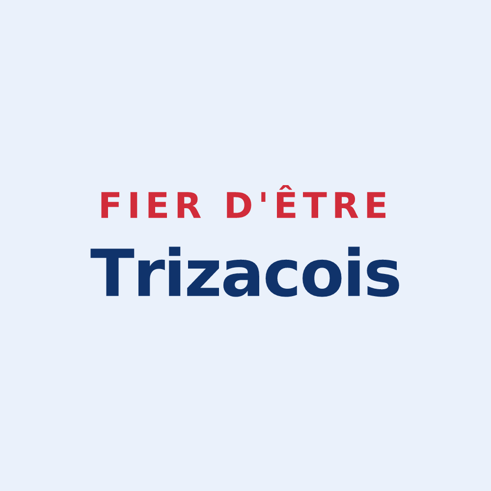 Sticker « Fier d'être Trizacois » — design pour Trizac