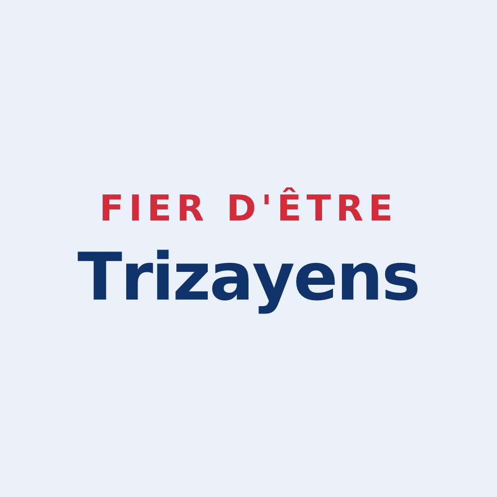 Sticker « Fier d'être Trizayens » — design pour Trizay