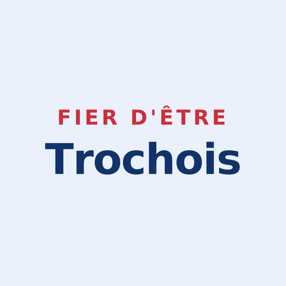 Sticker « Fier d'être Trochois » — design pour Troche