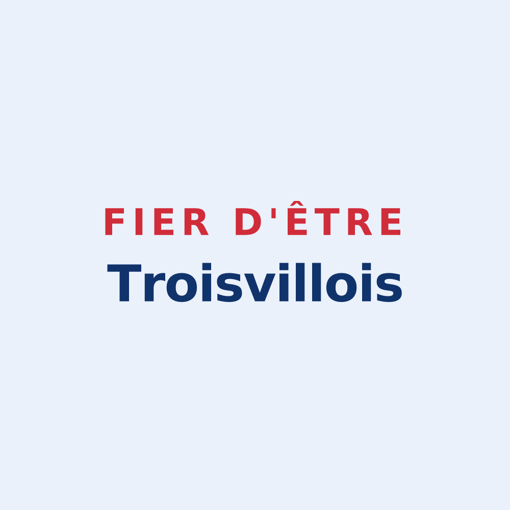 Sticker « Fier d'être Troisvillois » — design pour Troisvilles