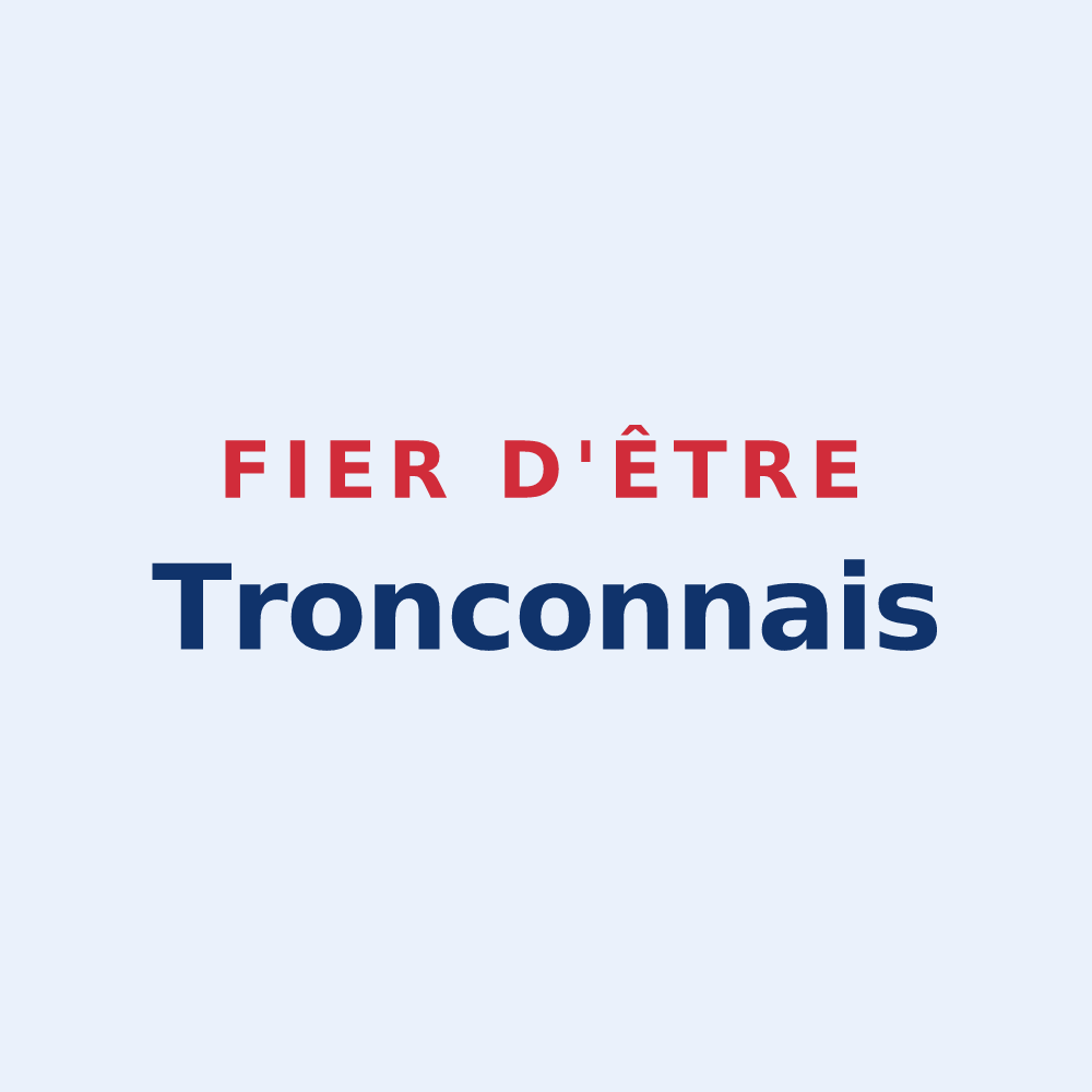 Sticker « Fier d'être Tronconnais » — design pour Tronchoy