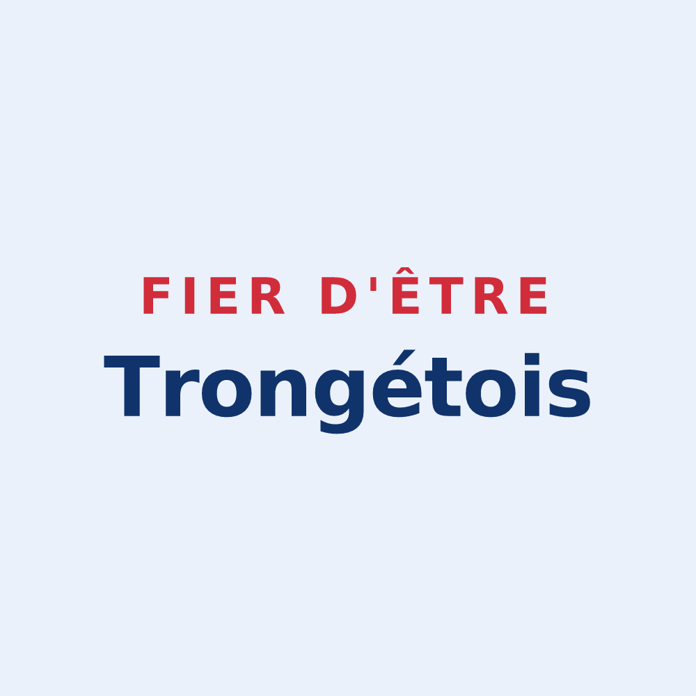 Sticker « Fier d'être Trongétois » — design pour Tronget