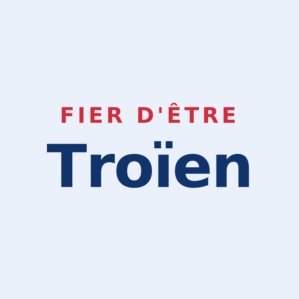 Sticker « Fier d'être Troïen » — design pour Troo