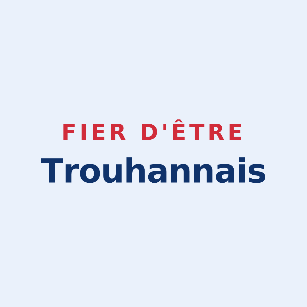 Sticker « Fier d'être Trouhannais » — design pour Trouhans