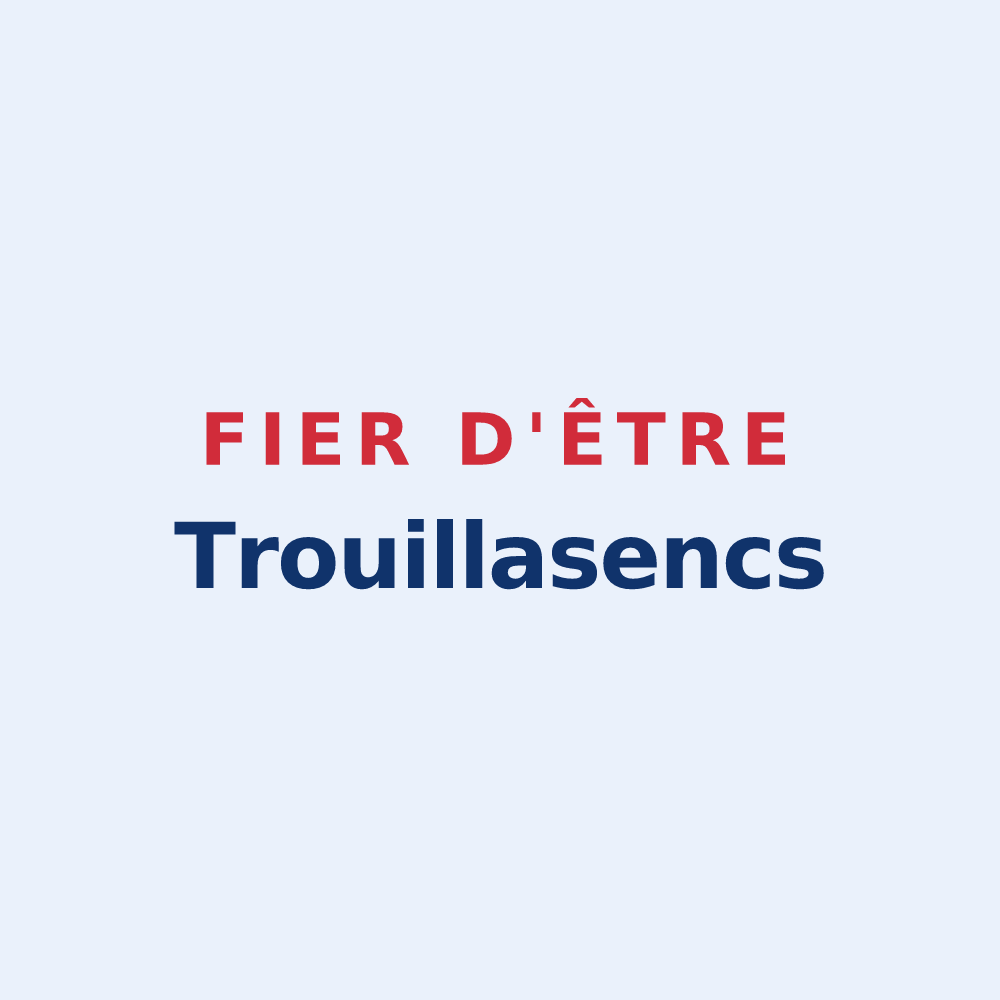 Sticker « Fier d'être Trouillasencs » — design pour Trouillas