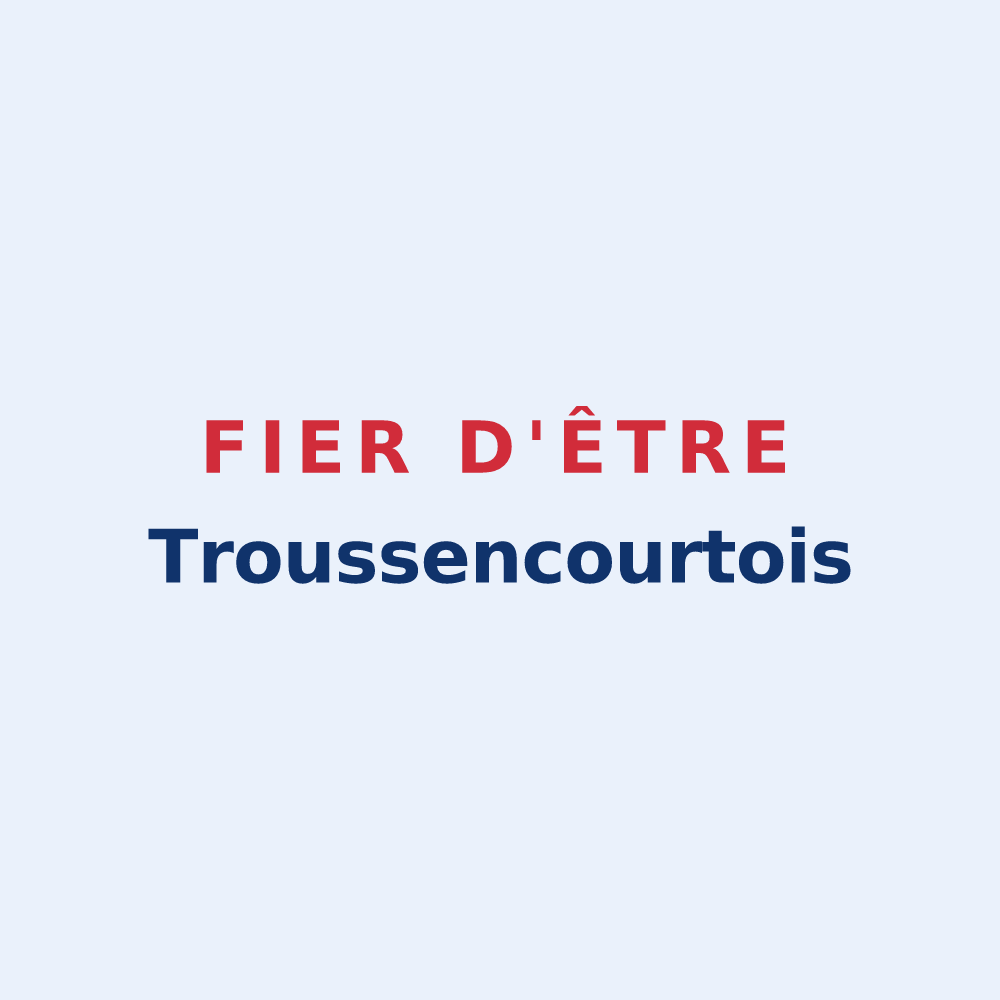 Sticker « Fier d'être Troussencourtois » — design pour Troussencourt