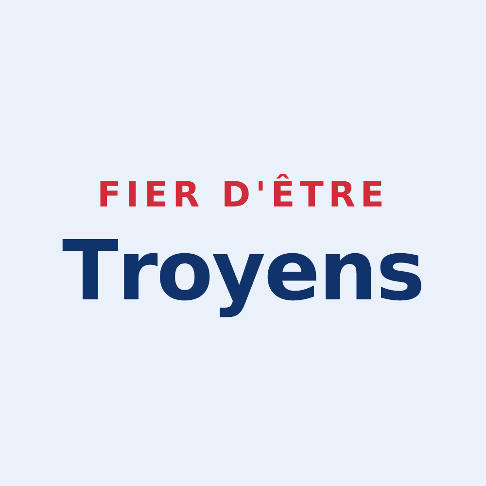 Sticker « Fier d'être Troyens » — design pour Troyes