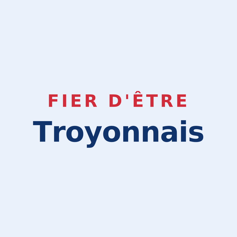 Sticker « Fier d'être Troyonnais » — design pour Troyon