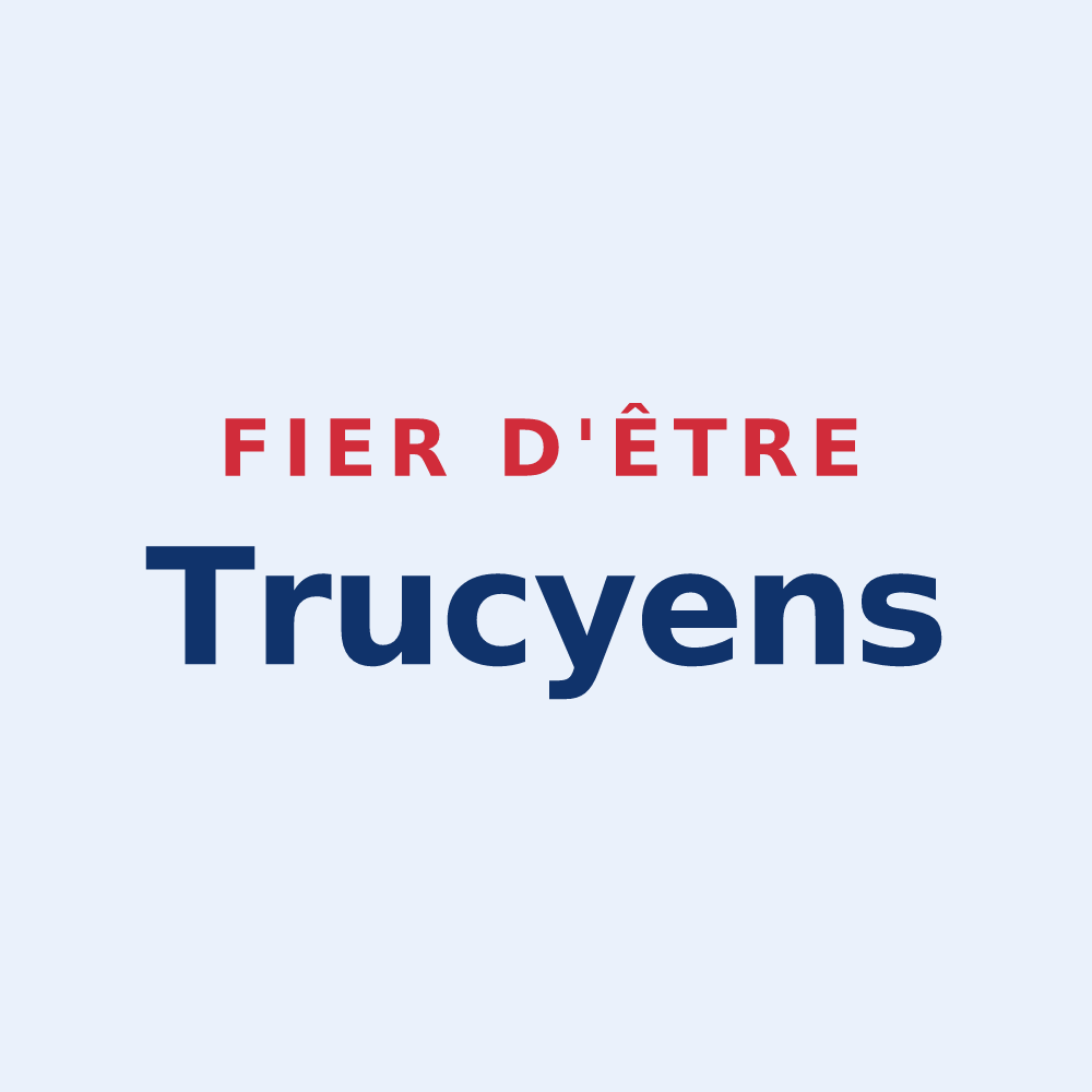 Sticker « Fier d'être Trucyens » — design pour Trucy