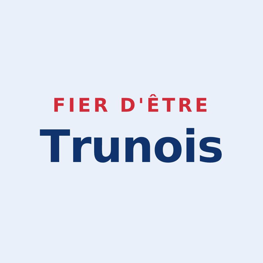 Sticker « Fier d'être Trunois » — design pour Trun