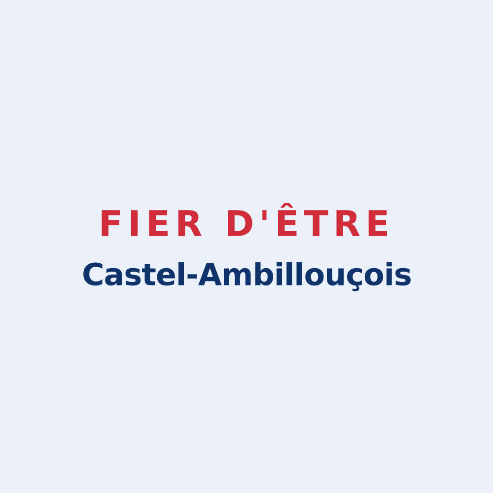 Sticker « Fier d'être Castel-Ambillouçois » — design pour Tuffalun