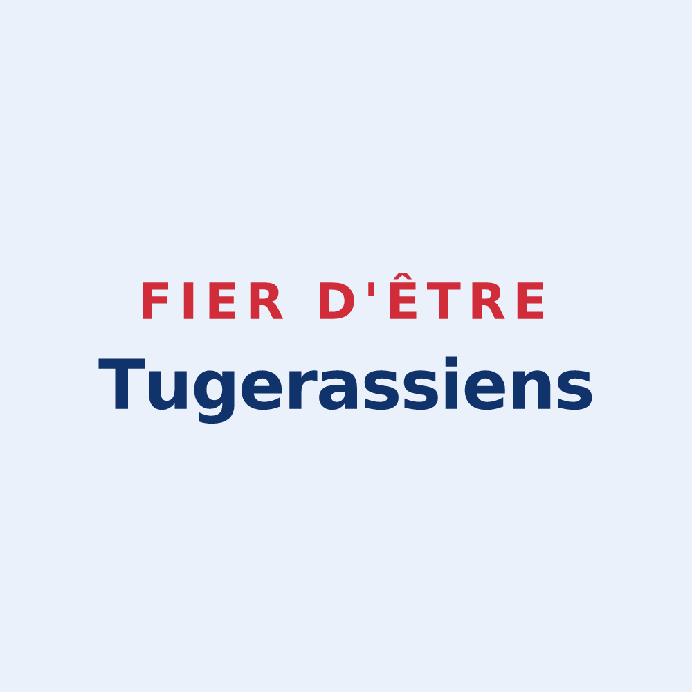 Sticker « Fier d'être Tugerassiens » — design pour Tugéras-Saint-Maurice