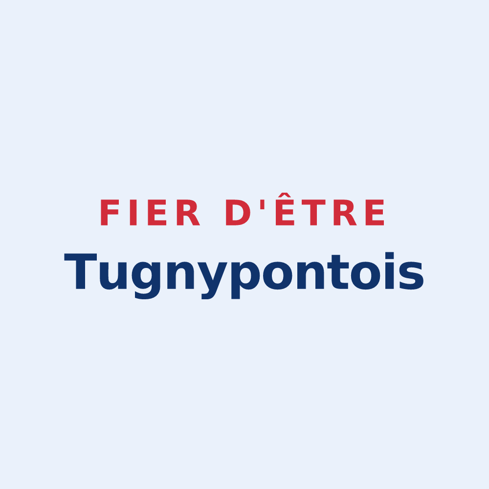 Sticker « Fier d'être Tugnypontois » — design pour Tugny-et-Pont