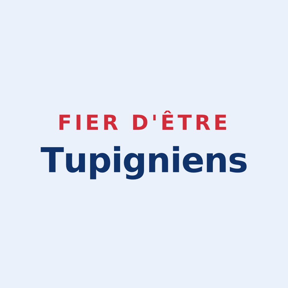 Sticker « Fier d'être Tupigniens » — design pour Tupigny