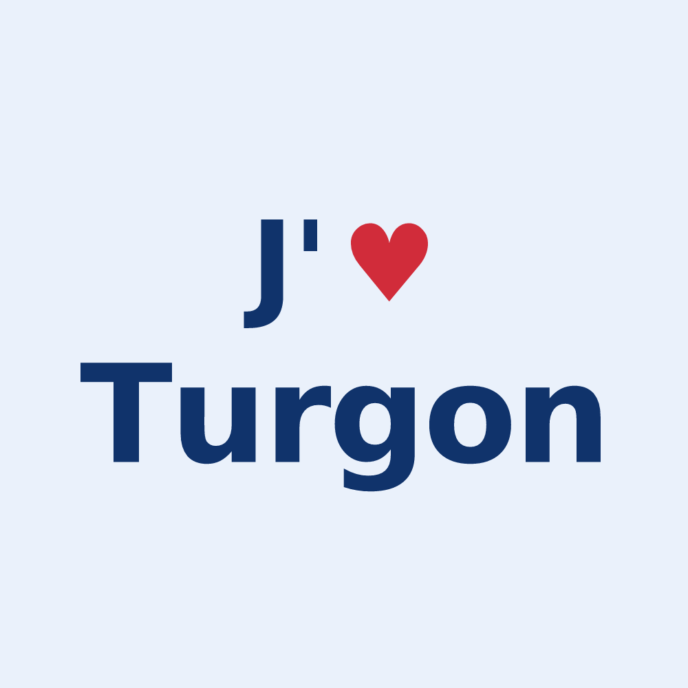 Sticker personnalisé Turgon — design J'aime Turgon