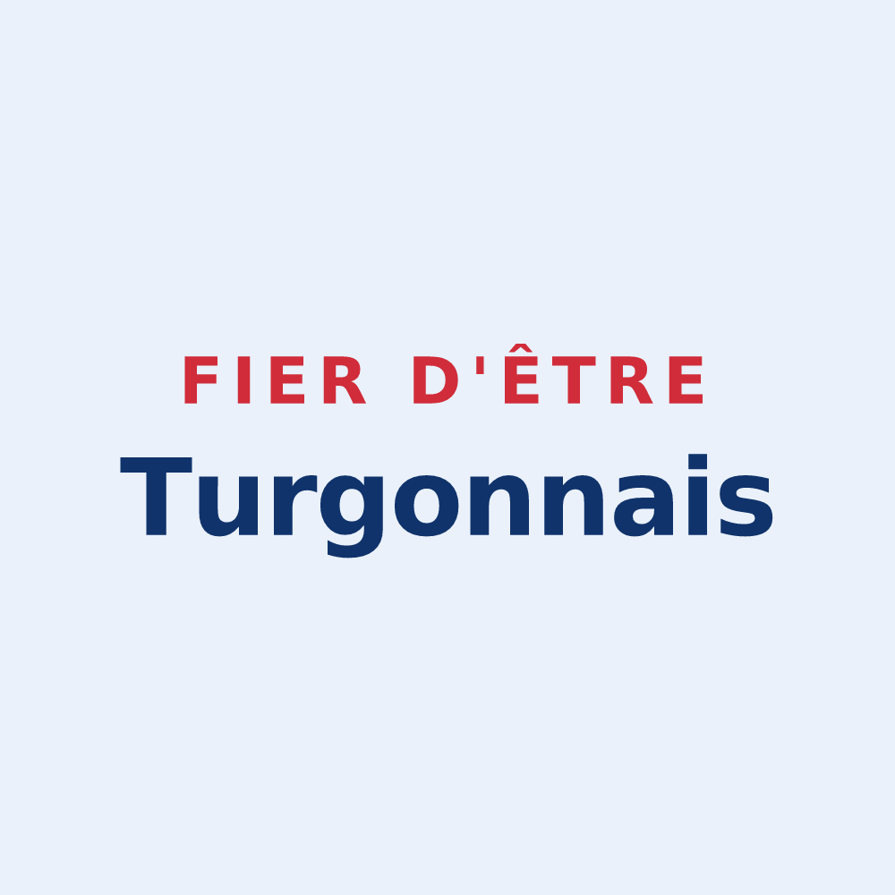 Sticker « Fier d'être Turgonnais » — design pour Turgon