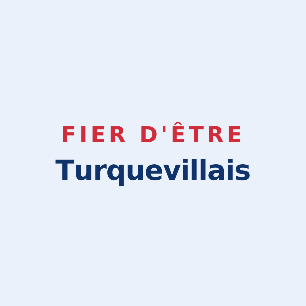 Sticker « Fier d'être Turquevillais » — design pour Turqueville