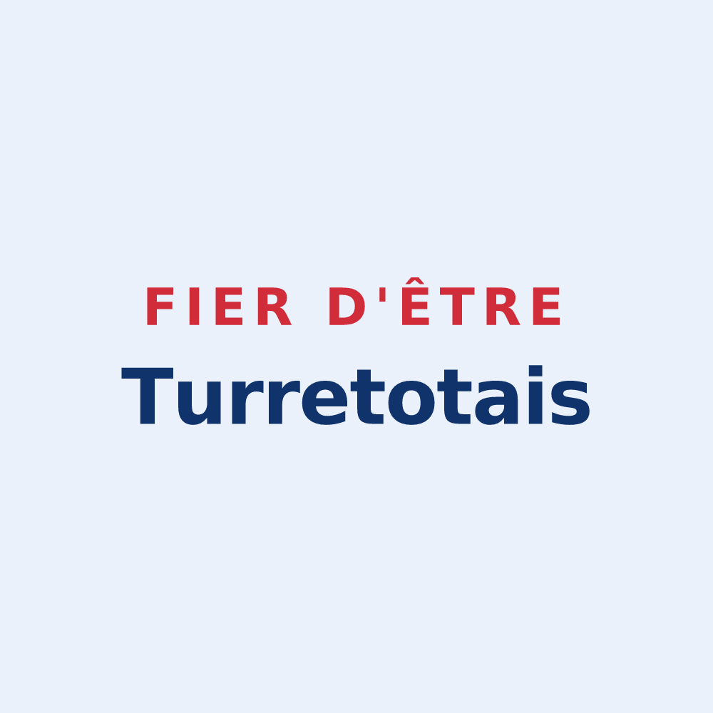 Sticker « Fier d'être Turretotais » — design pour Turretot