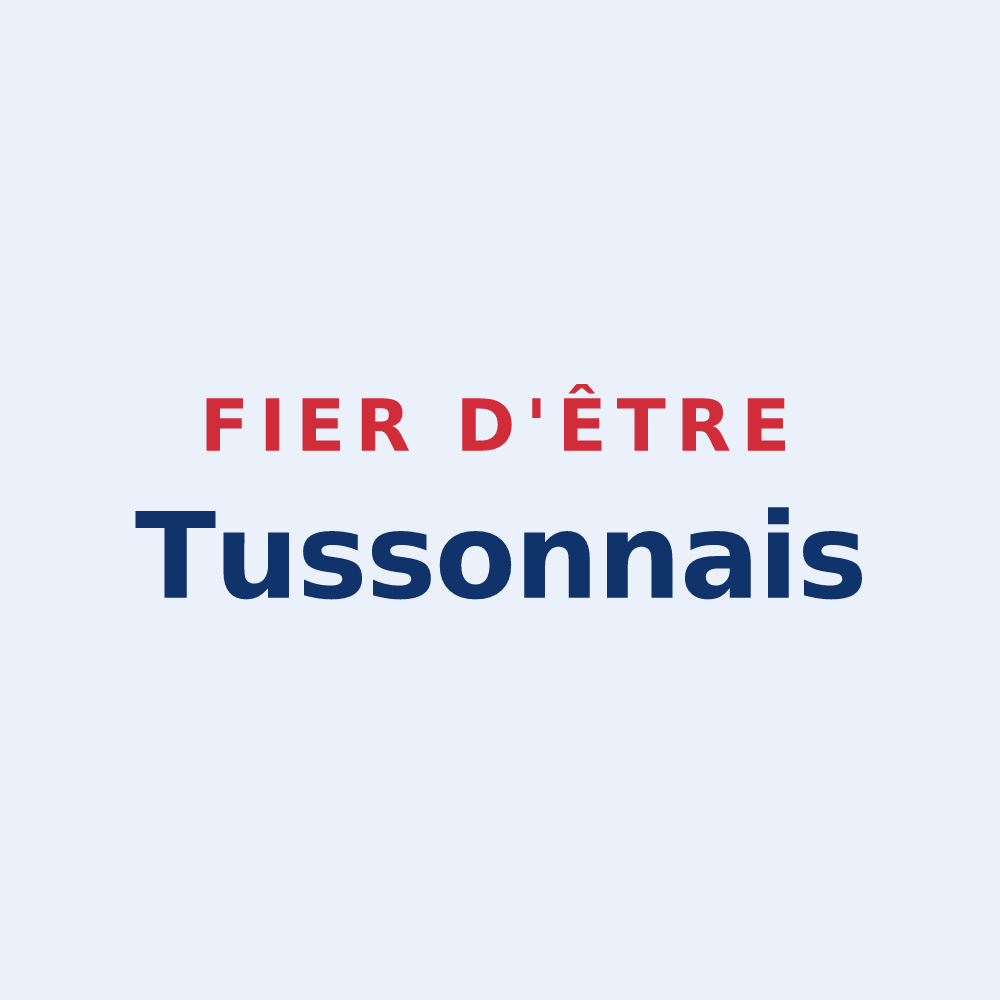 Sticker « Fier d'être Tussonnais » — design pour Tusson