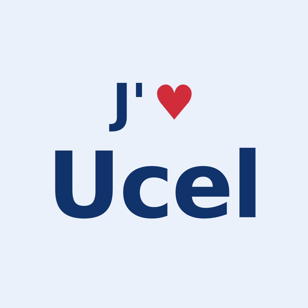 Sticker personnalisé Ucel — design J'aime Ucel