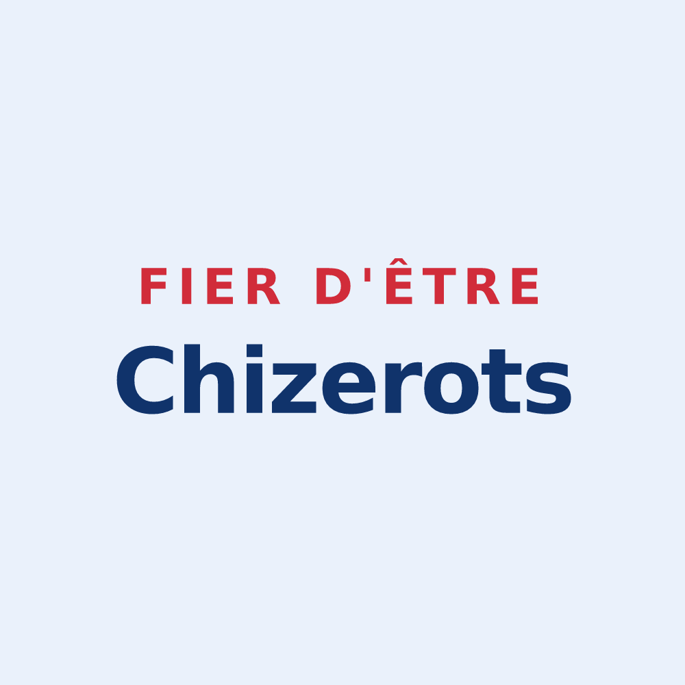 Sticker « Fier d'être Chizerots » — design pour Uchizy