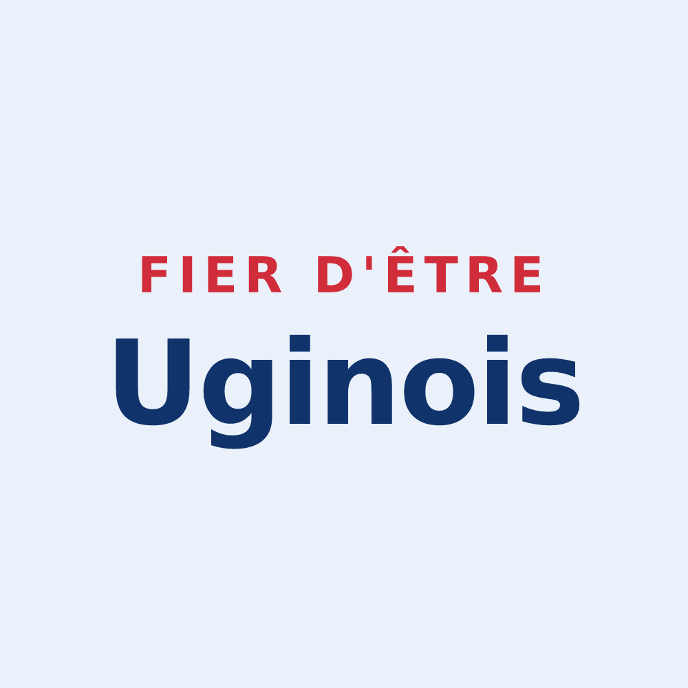 Sticker « Fier d'être Uginois » — design pour Ugine