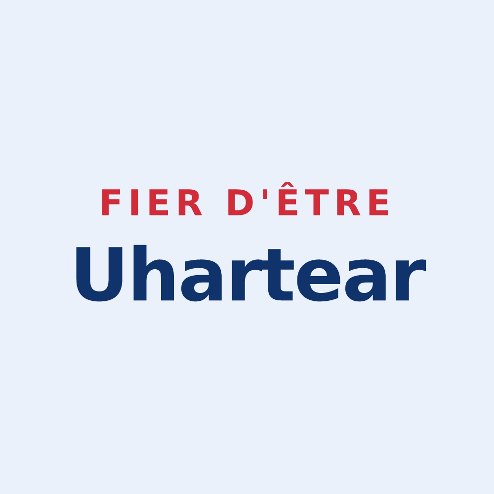 Sticker « Fier d'être Uhartear » — design pour Uhart-Cize