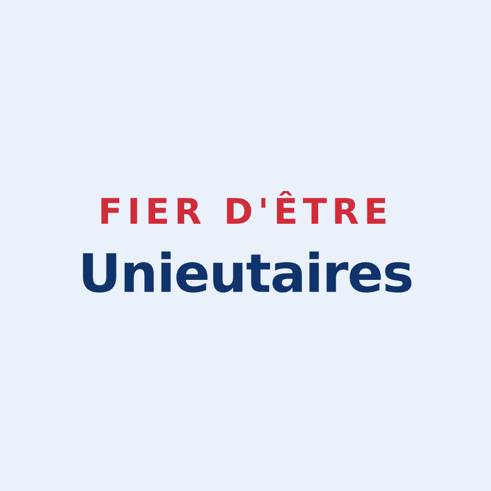 Sticker « Fier d'être Unieutaires » — design pour Unieux