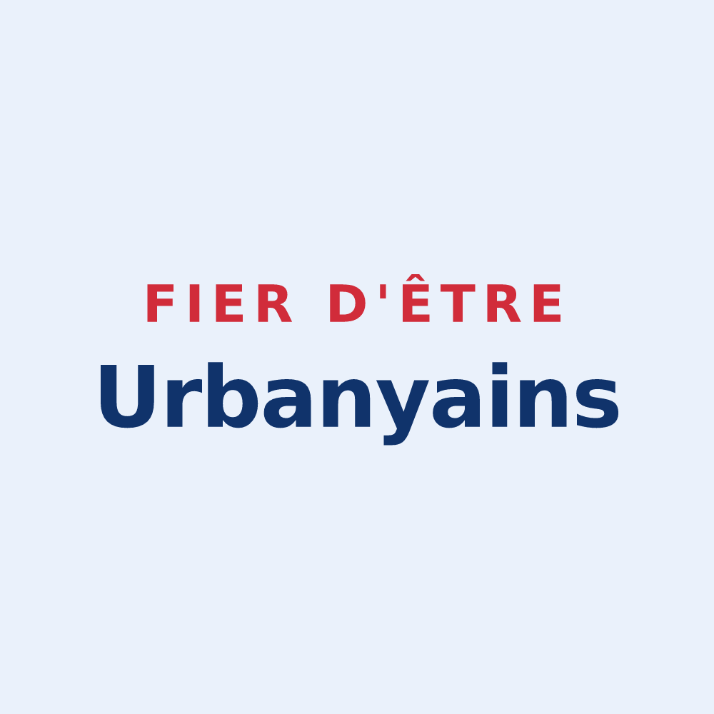 Sticker « Fier d'être Urbanyains » — design pour Urbanya
