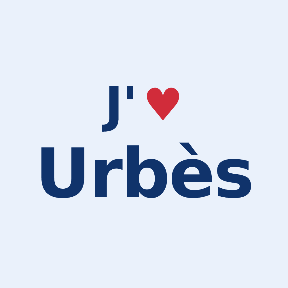 Sticker personnalisé Urbès — design J'aime Urbès